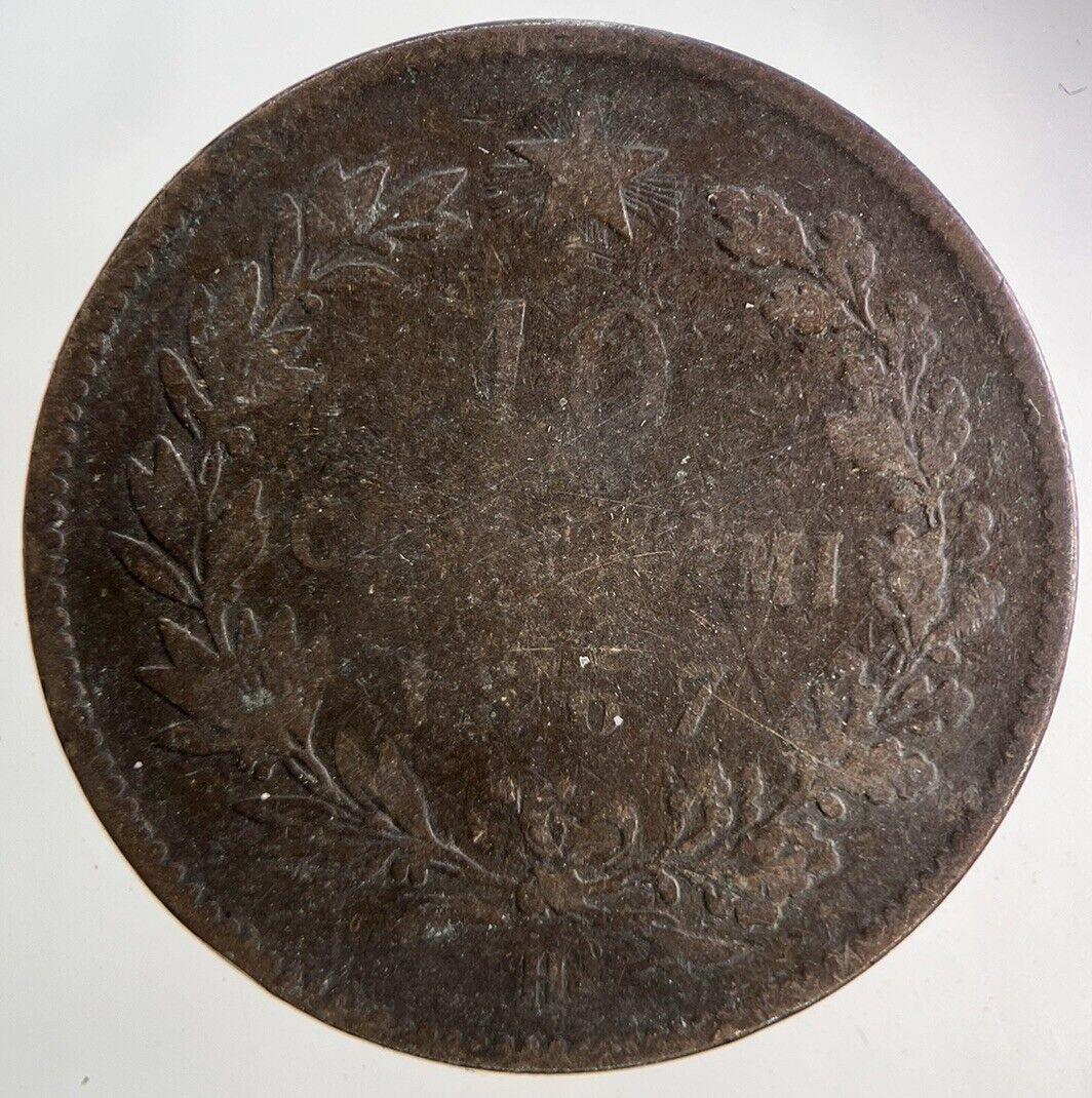 1867 Italy 10 Centesimi Coin | Collectable Grade