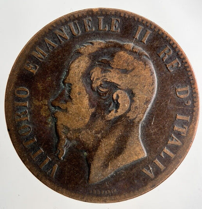 1867 Italy 10 Centesimi Coin | Collectable Grade