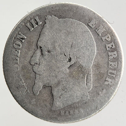 1867 France 50 Centimes Silver Coin | Collectable Grade