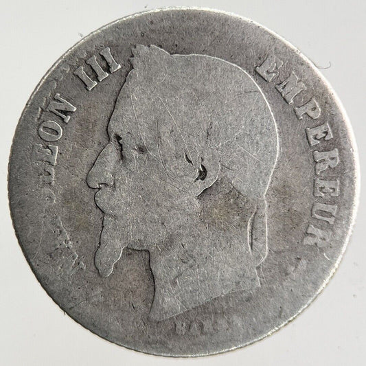 1867 France 50 Centimes Silver Coin | Collectable Grade