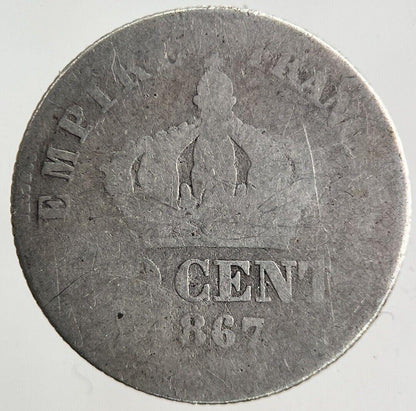 1867 France 50 Centimes Silver Coin | Collectable Grade