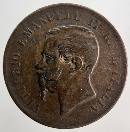 1867 Italy 5 Centesimi Coin | Fine Collectable Grade