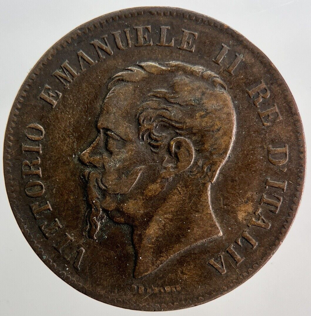 1867 Italy 5 Centesimi Coin | Fine Collectable Grade