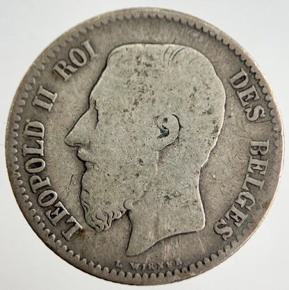 1869 Belgium 1 One Franc Silver Coin | Collectable Grade | a8422