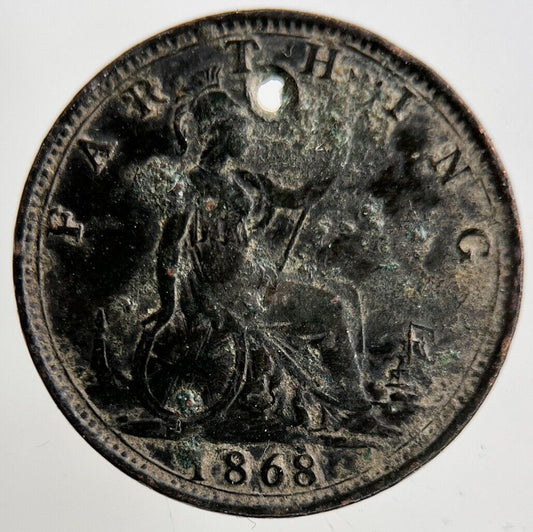 1868 Victoria Farthing Coin | Collectable Grade