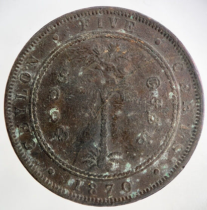 1870 Victoria 5 Cent Coin | Collectable Grade