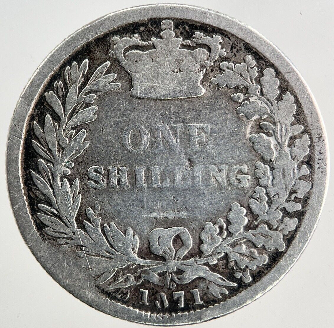 1871 Victoria One Shilling Silver Coin | Collectable Grade