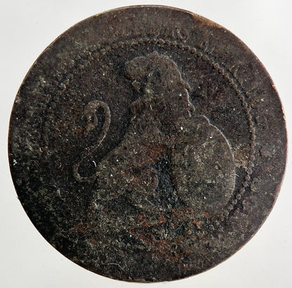 1870 Spain 5 Centimos Coin | Fair Grade