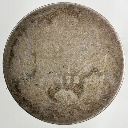 1872 Canada 25 Cents Silver Coin | Worn Grade