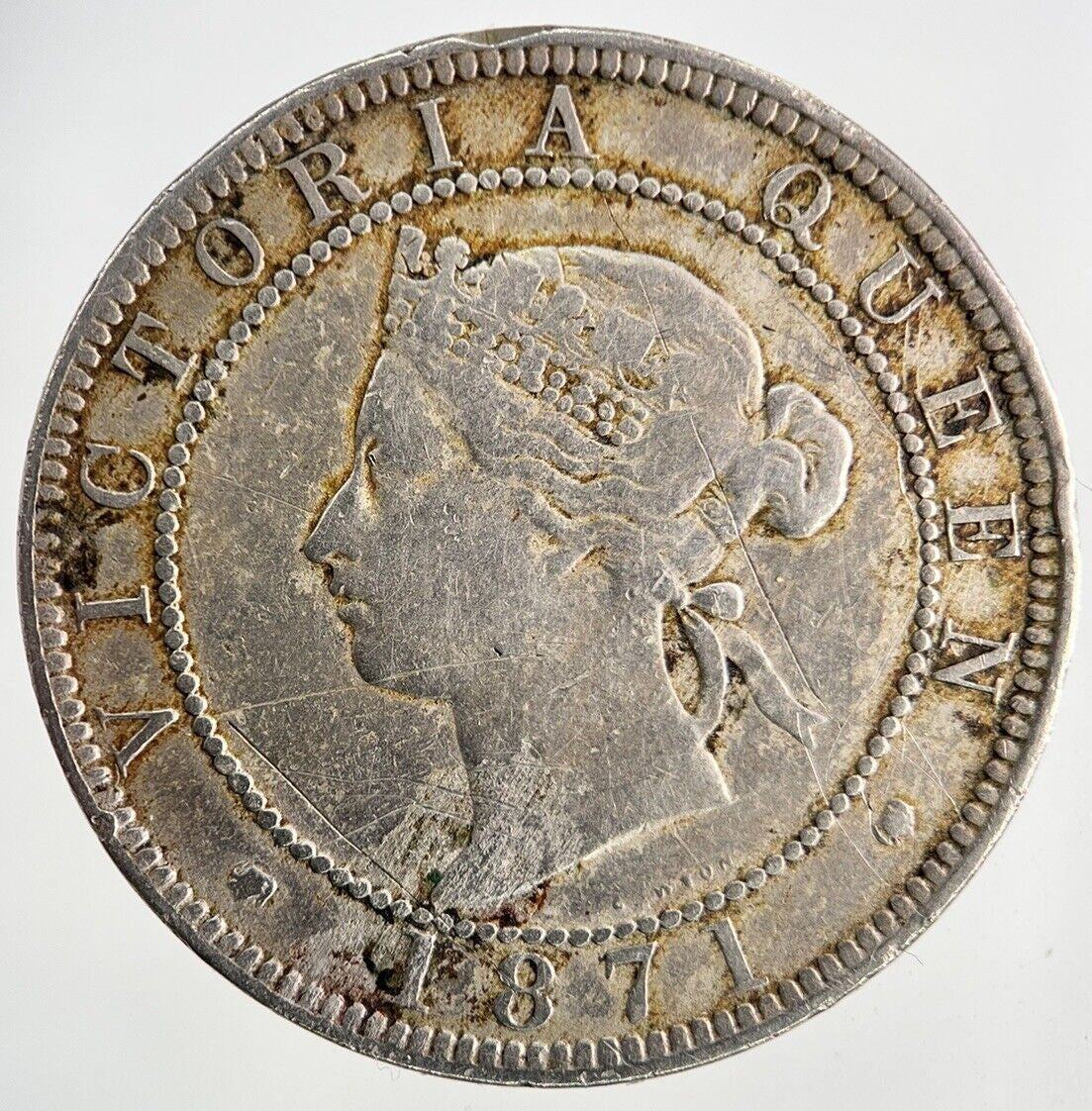 1871 Jamaica One Penny Coin | Fine Collectable Grade