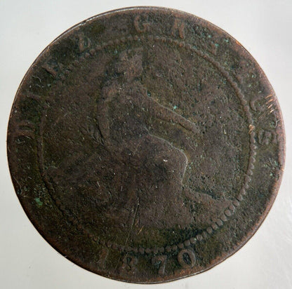 1870 Spain 10 Centimos Coin | Fair Grade