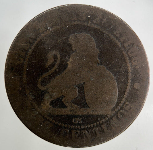 1870 Spain 10 Centimos Coin | Fair Grade