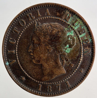 1871 Canada Prince Edward Island One 1 Cent Coin | Fine Collectable Grade