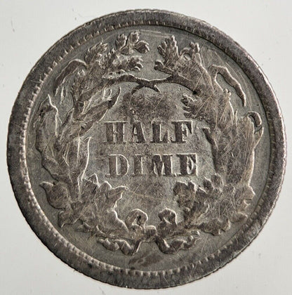 1873 US USA Liberty Seated Half Dime Silver Coin | Collectable Grade