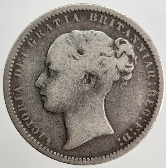 1873 Die-23 Victoria Shilling Silver Coin | Collectable Grade | a3933