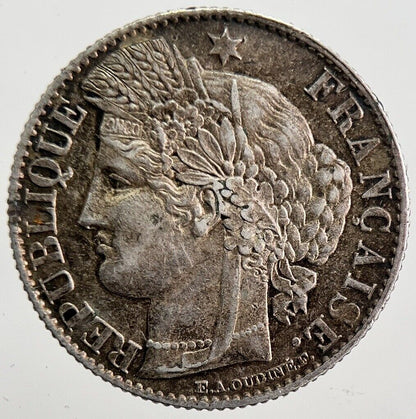 1872 France 50 Cents Silver Coin | Very High Grade