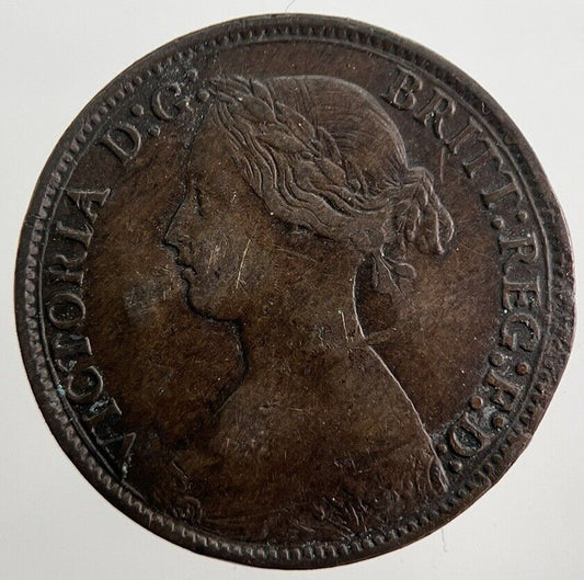 1873 Victoria Farthing Coin | Collectable Grade | a505