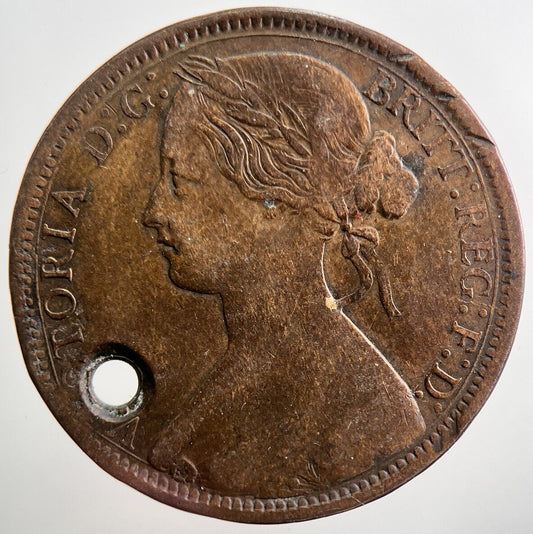 1872 Victoria Penny Coin | Collectable Grade | a3774