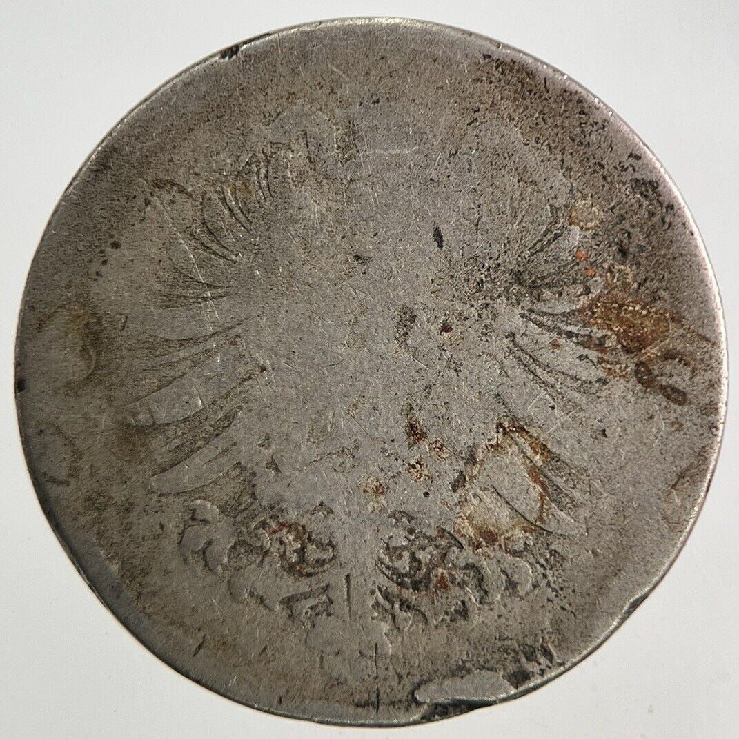 1872 Germany 10 Pfennig Coin | Worn Grade