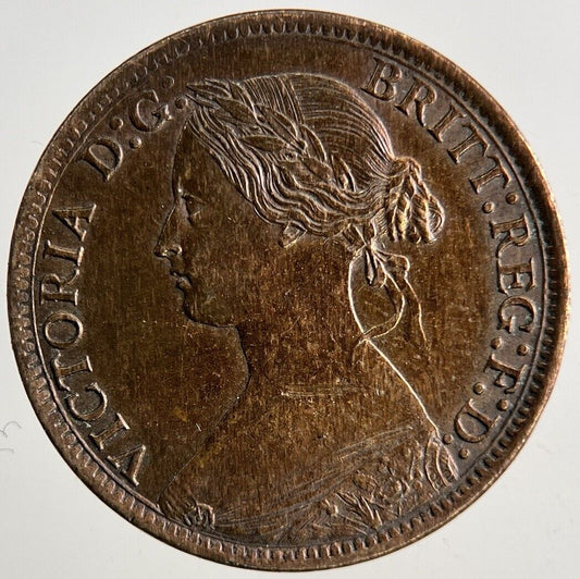 1873 Victoria Farthing Coin | Very High Grade