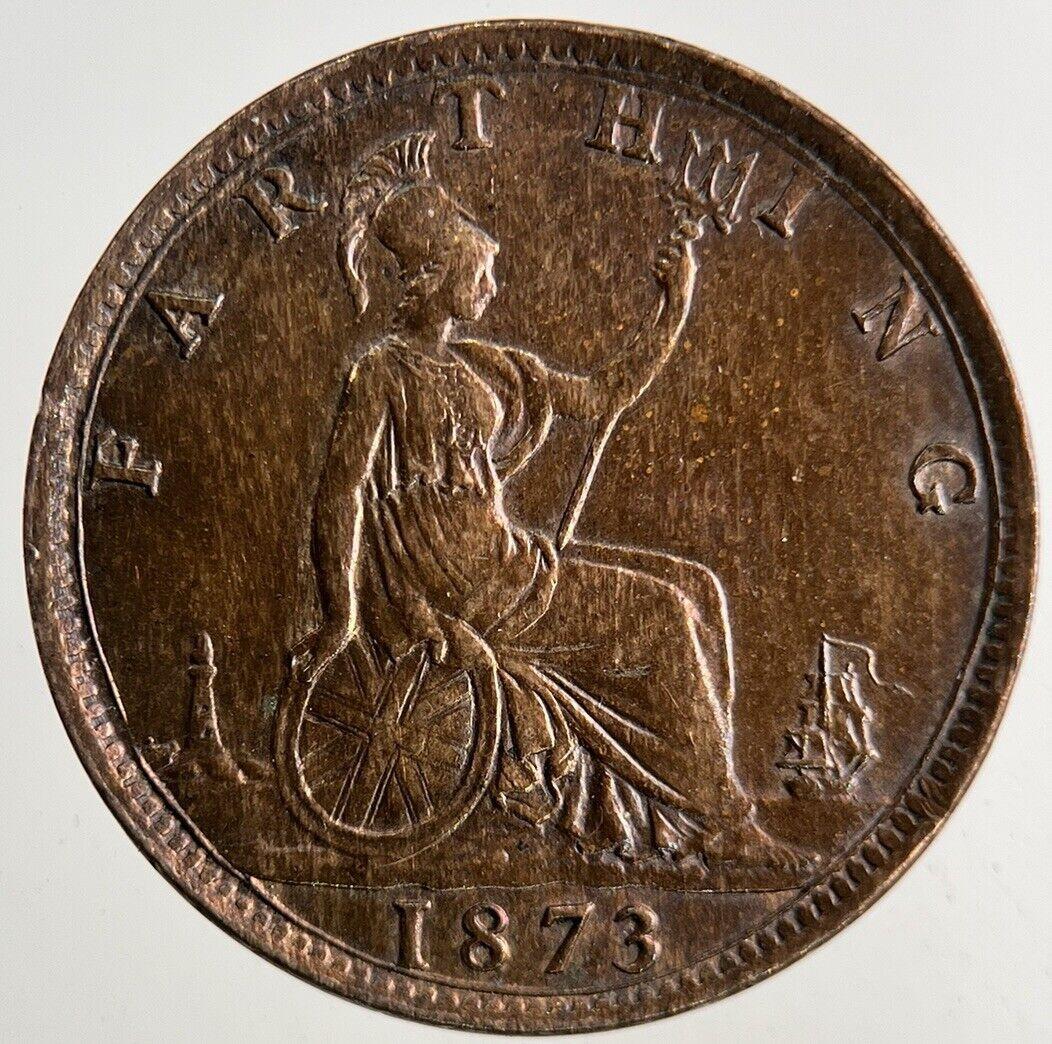 1873 Victoria Farthing Coin | Very High Grade