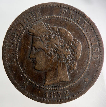 1872 France 10 Centimes Coin | Collectable Grade