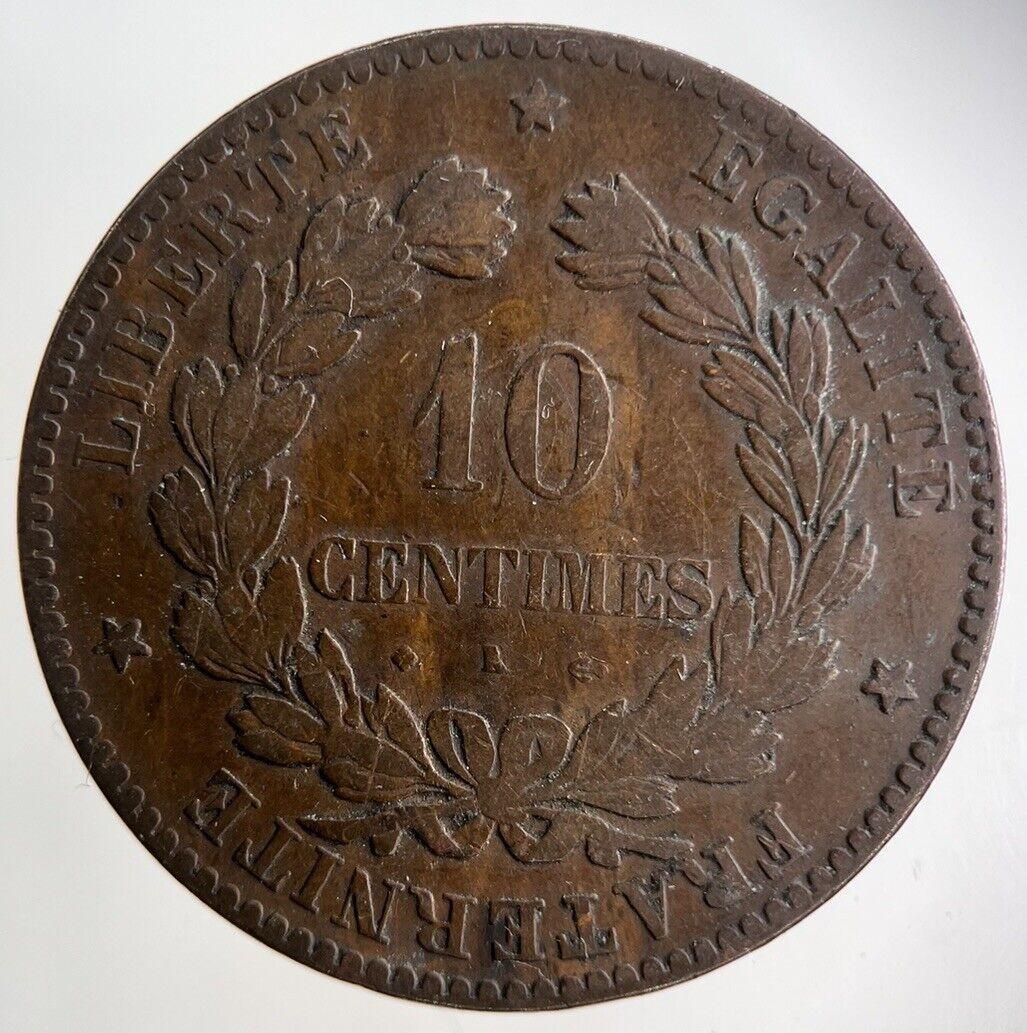1872 France 10 Centimes Coin | Collectable Grade
