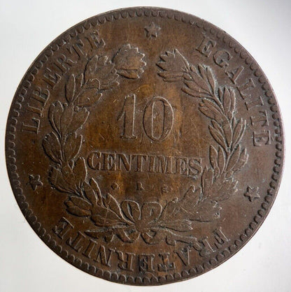1872 France 10 Centimes Coin | Collectable Grade