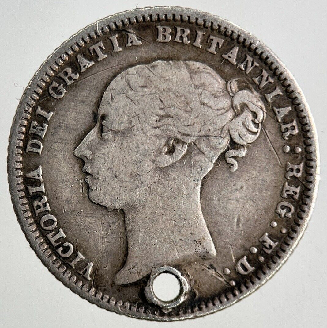 1872 Victoria Sixpence Silver Coin | Fine Collectable Grade