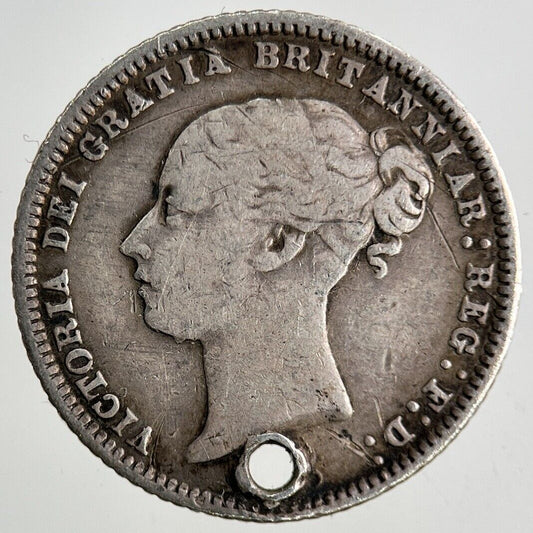 1872 Victoria Sixpence Silver Coin | Fine Collectable Grade