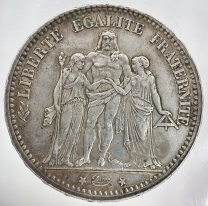 1873 France 5 Francs Silver Coin | Very High Grade