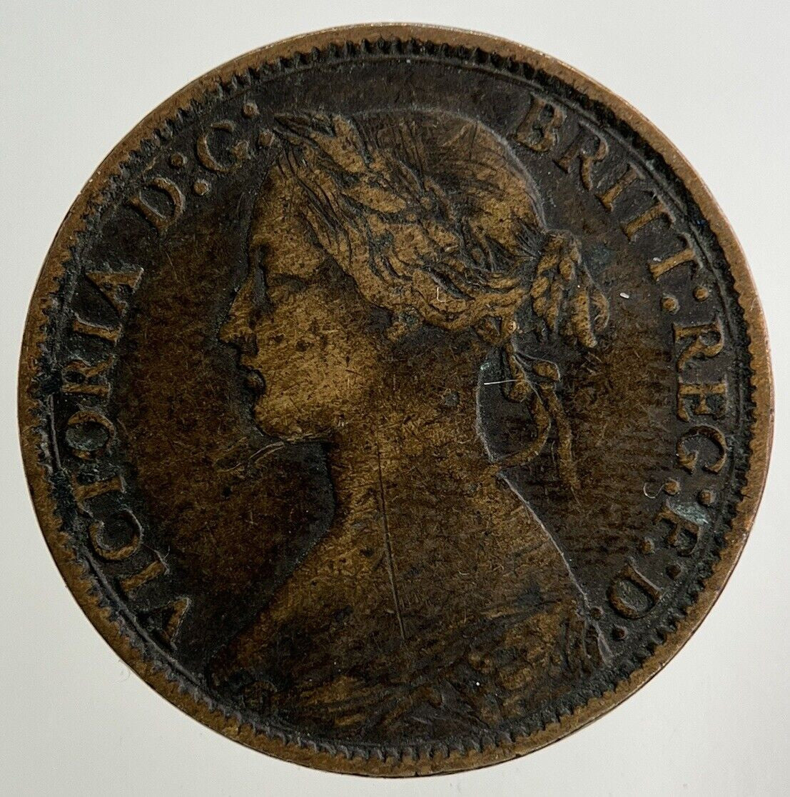 1873 Victoria Farthing Coin | Fine Collectable Grade