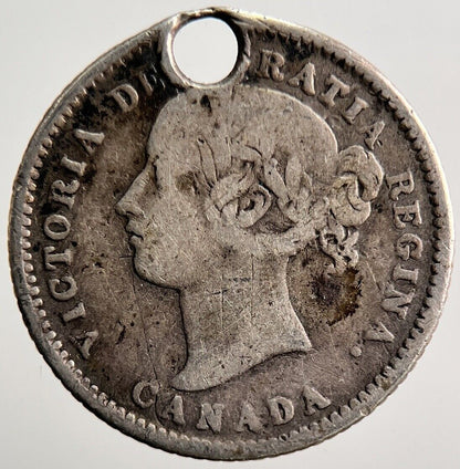 1874 Canada 10 Cents Silver Coin | Collectable Grade | a3482