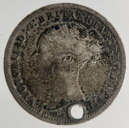 1873 Victoria Threepence Silver Coin | Fine Collectable Grade