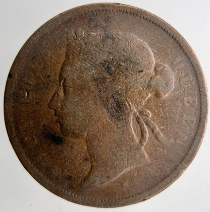 1874 Malaya Settlement Straits 1 Cent Coin | Collectable Grade