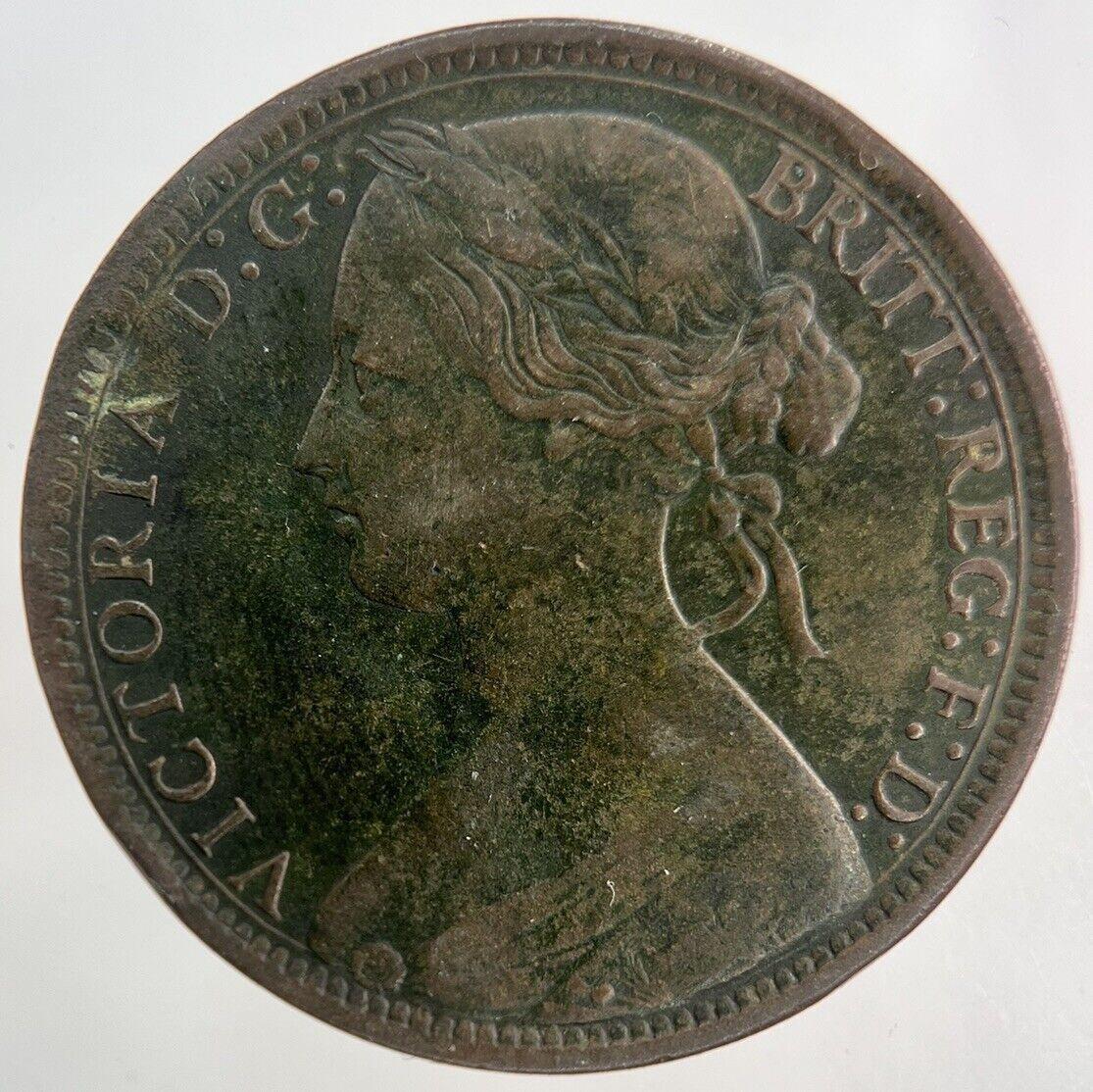 1873 Victoria One Penny Coin | Fine Collectable Grade