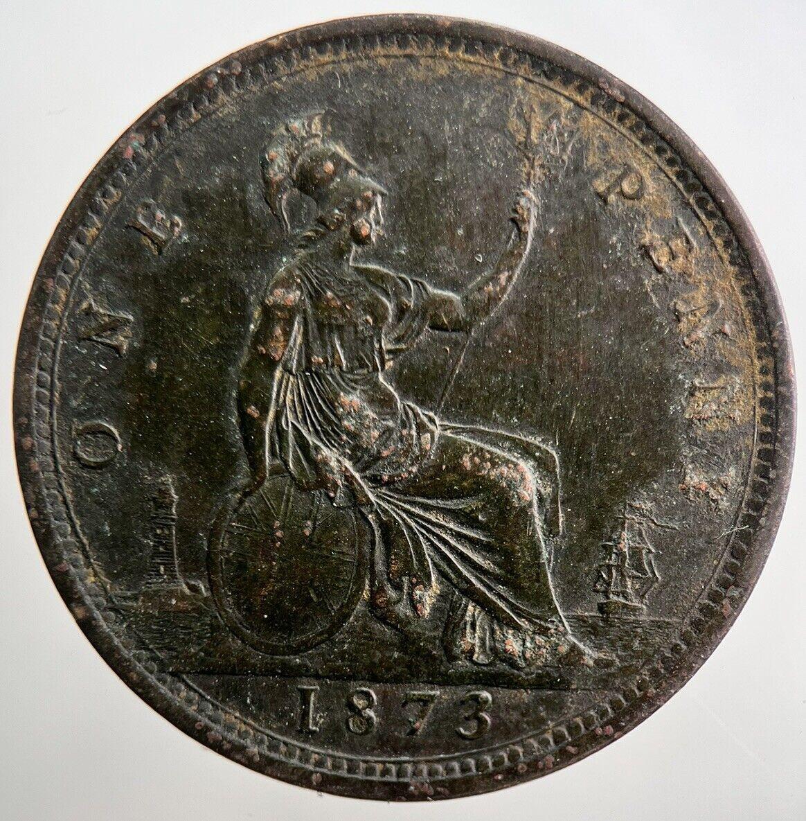 1873 Victoria Penny Coin | Very High Grade | a3778