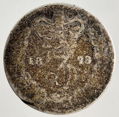 1873 Victoria Threepence Silver Coin | Collectable Grade