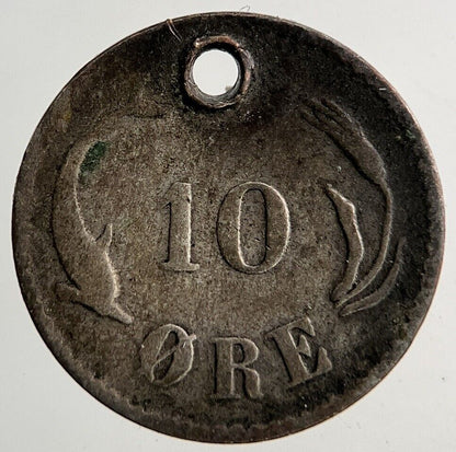1874 Denmark Silver 10 Ore Coin | Collectable Grade