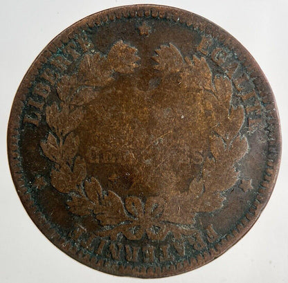 1874 France 5 Centimes Coin | Collectable Grade