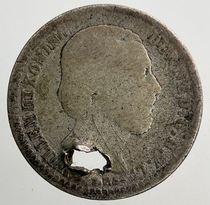 1874 Netherlands 10 Cents Silver Coin | Fair Grade