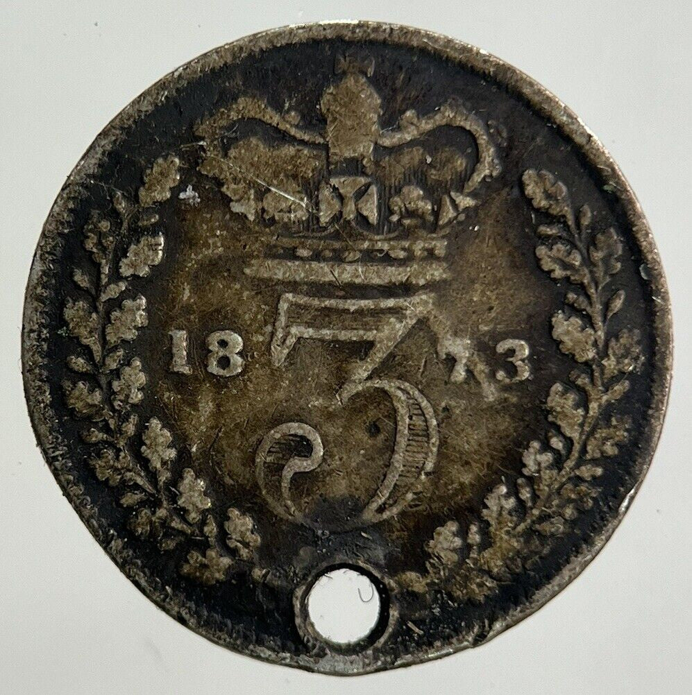 1873 Victoria Threepence Silver Coin | Collectable Grade