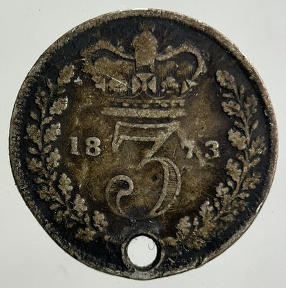 1873 Victoria Threepence Silver Coin | Collectable Grade