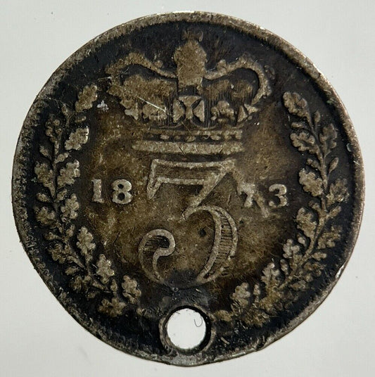 1873 Victoria Threepence Silver Coin | Collectable Grade