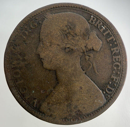 1873 Victoria One Penny Coin | Collectable Grade