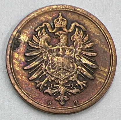 1874 Germany 1 Pfennig Coin | Collectable Grade | a1481