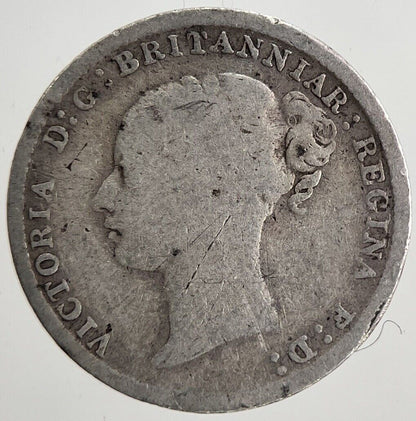 1873 Victoria Threepence Silver Coin | Collectable Grade | a5432