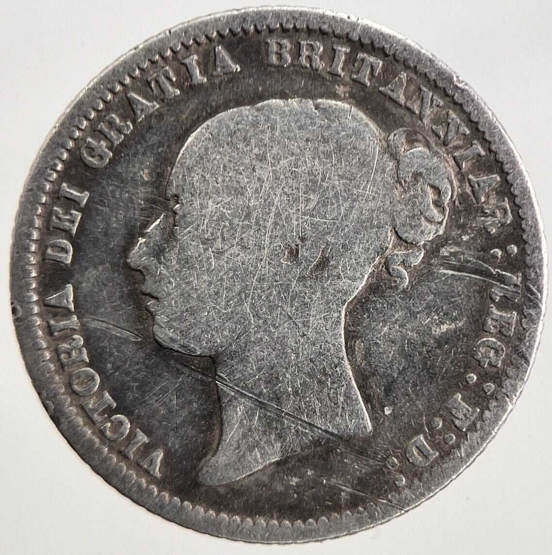 1873 Victoria Sixpence Silver Coin | Collectable Grade | a5527