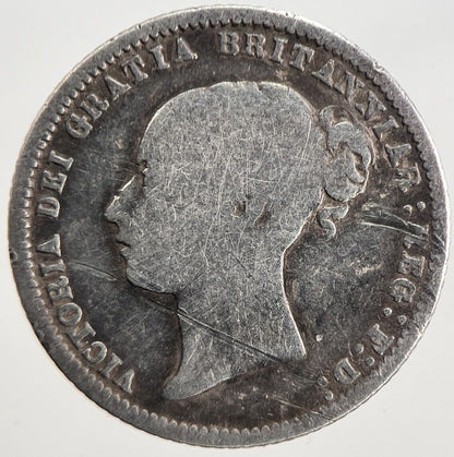 1873 Victoria Sixpence Silver Coin | Collectable Grade | a5527
