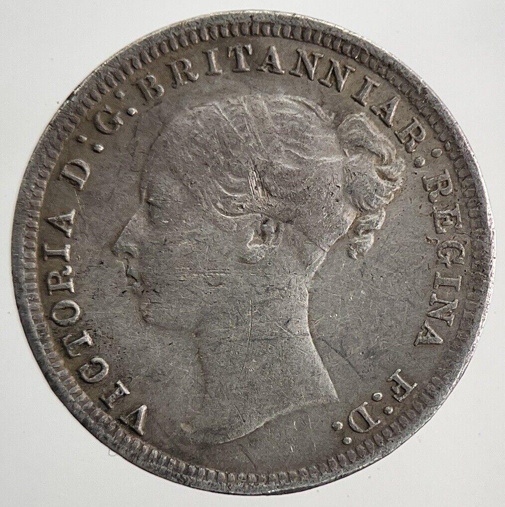 1874 Victoria Threepence Silver Coin | Very High Grade